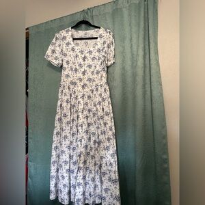 Laura Ashley dress, floral vintage